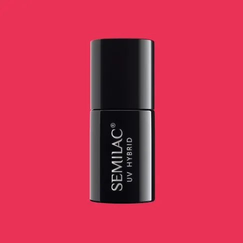 042 Neon Raspberry - Semilac Soak Off Gel / Hybrid Nail Polish