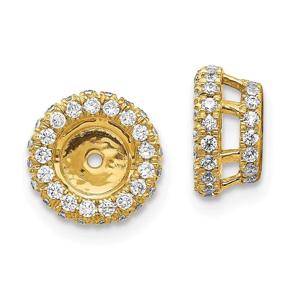 14K Diamond Earring Jacket