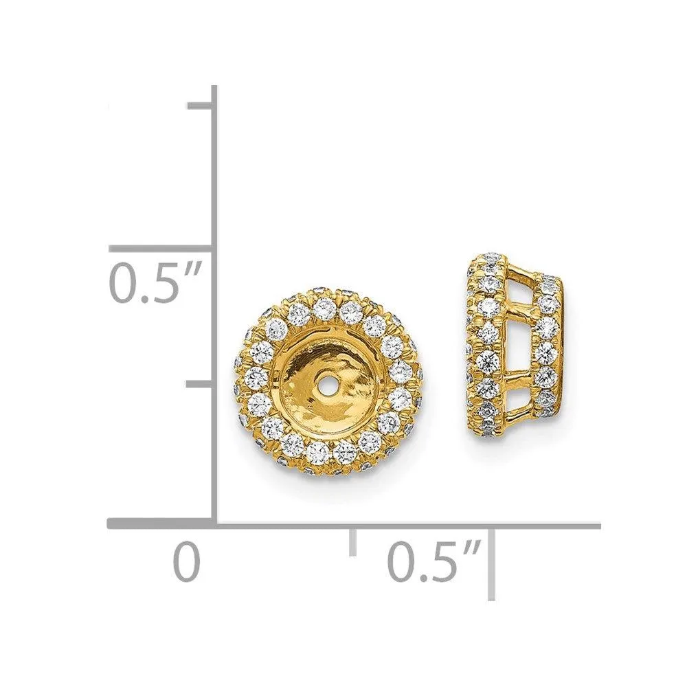 14K Diamond Earring Jacket