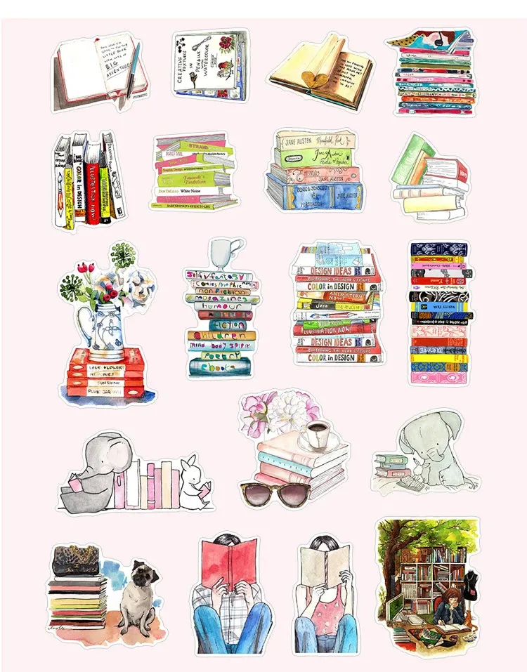 19pcs Girl Book Set Scrapbooking DIY Craft Decor Journal Stickers