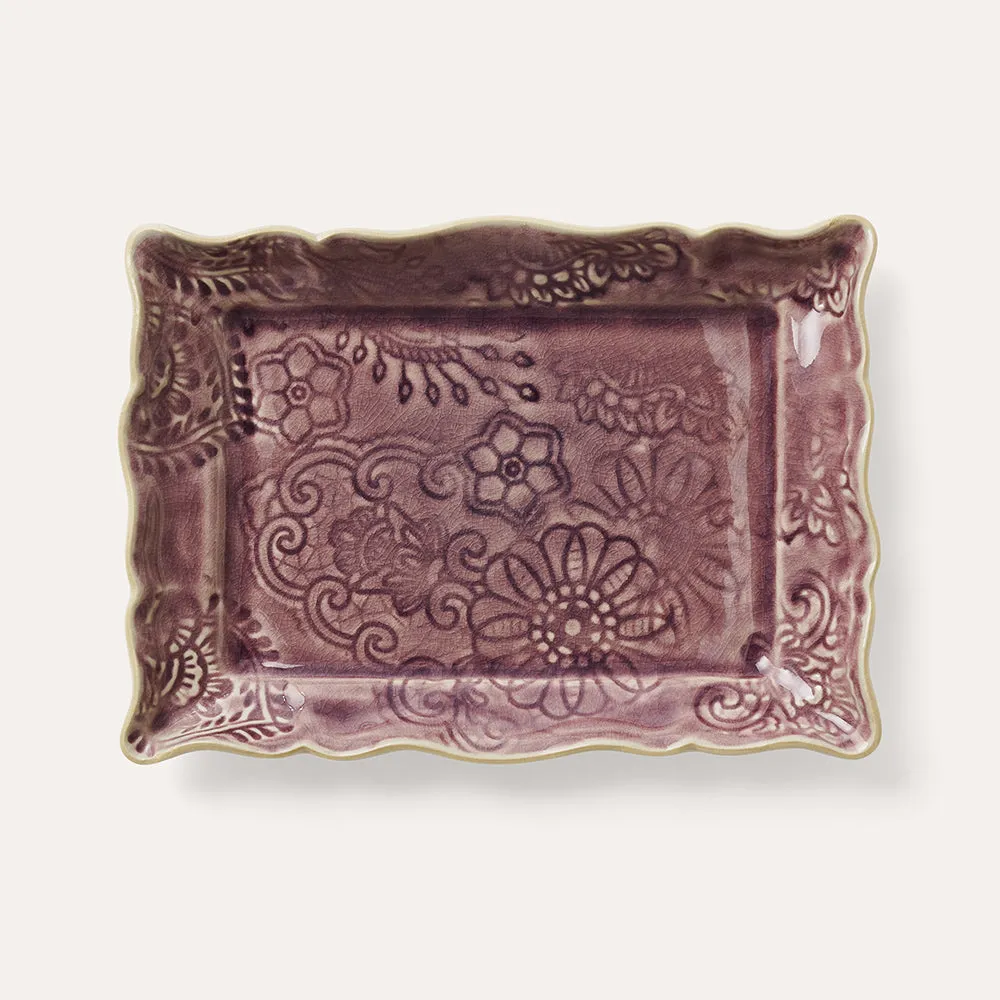 Appetizer Plate Lavender 2-pack