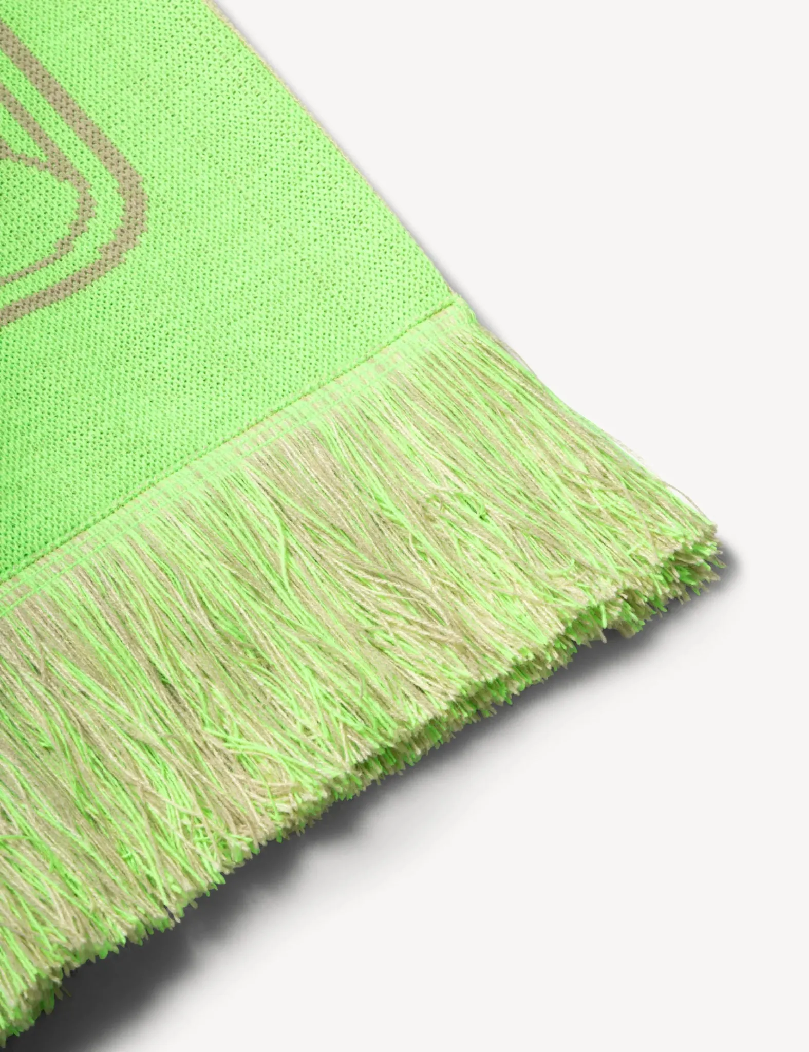 Aries Column Scarf - Fluoro Green