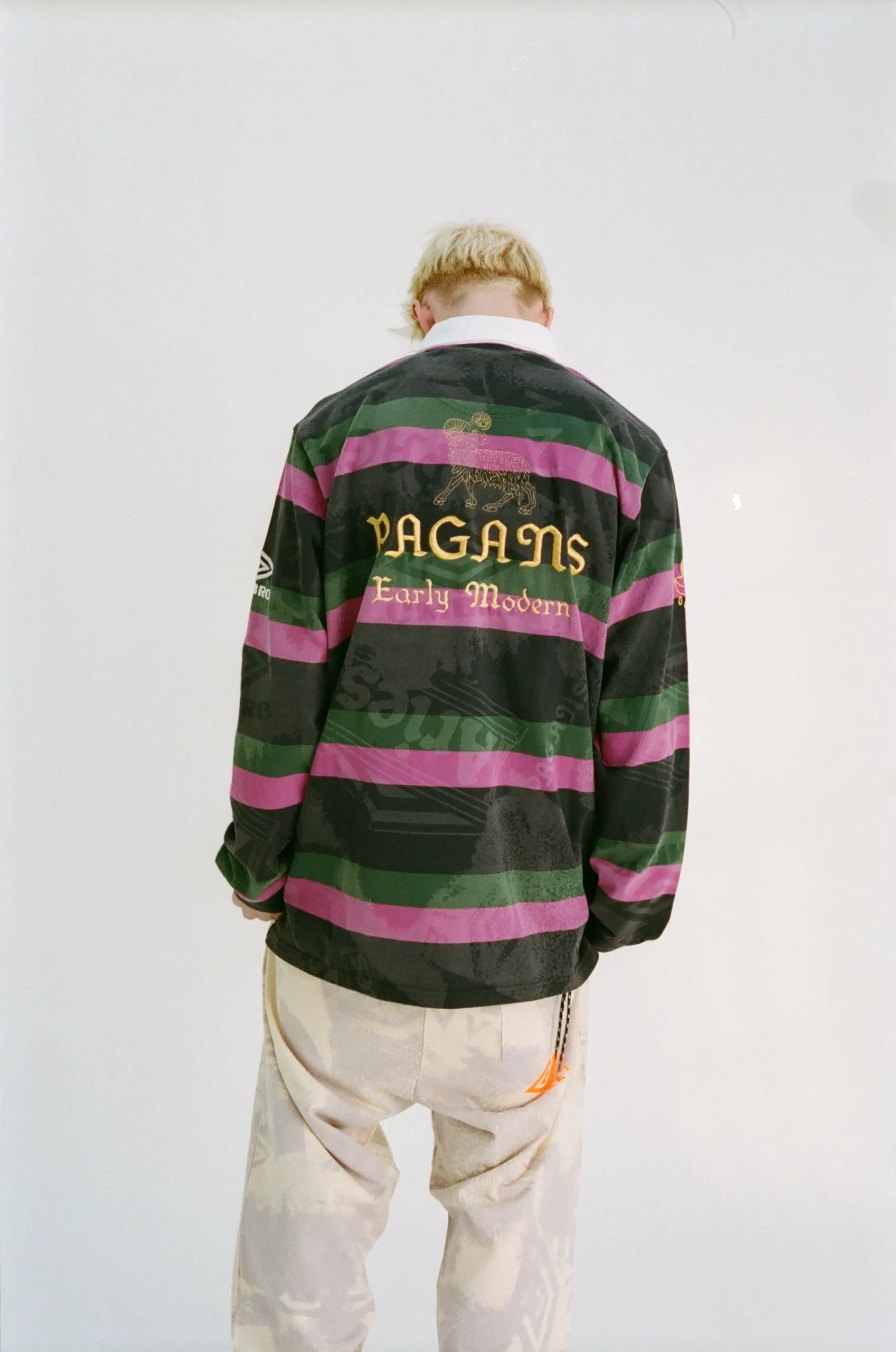 Aries x Umbro Sunbleached Rugby Shirt
