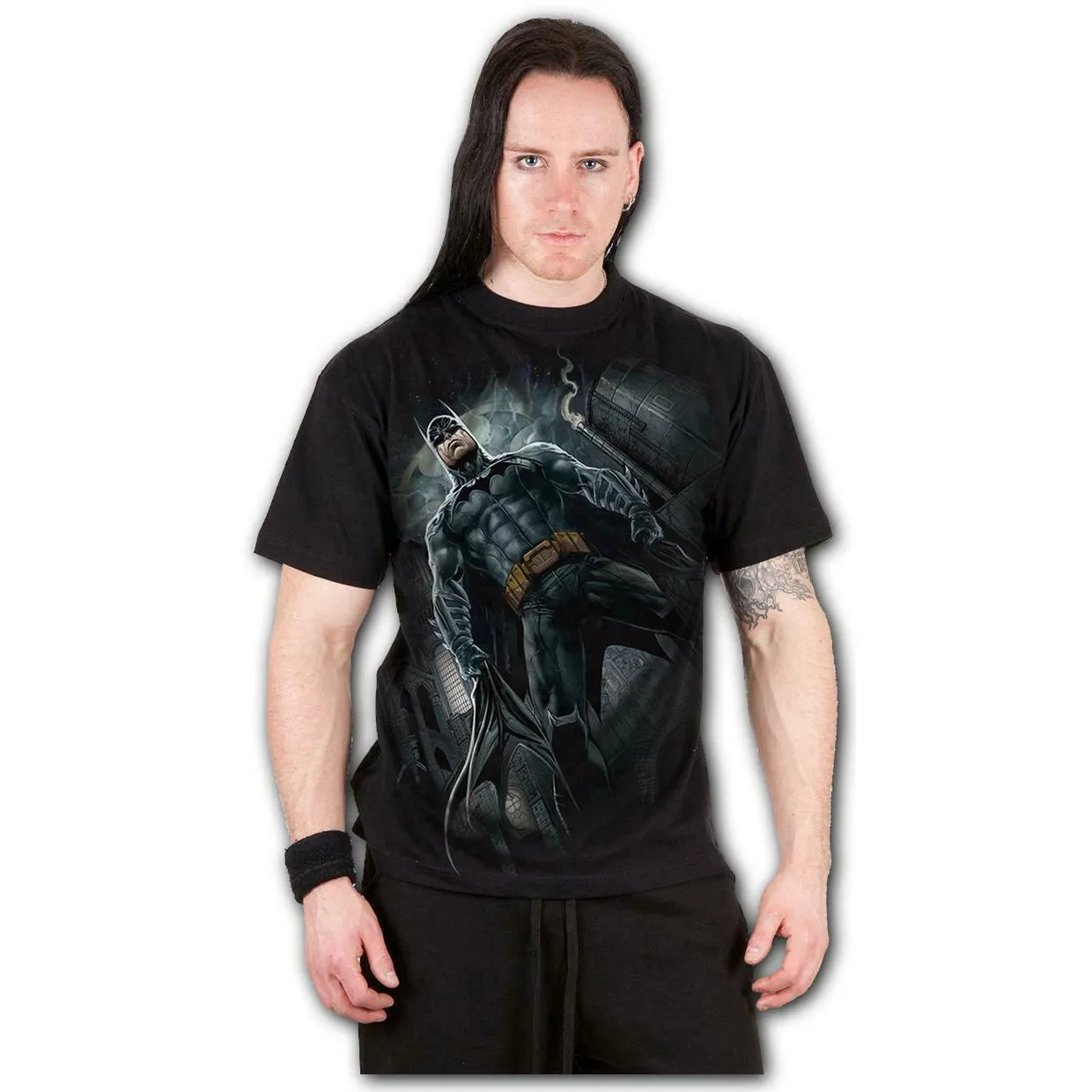 Batman Call Of The Knight Black Mens T-Shirt