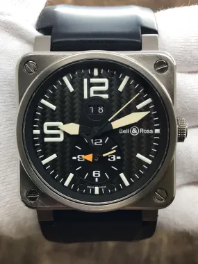 Bell & Ross Aviation GMT BR03-51-T Black Dial Automatic Men's Watch