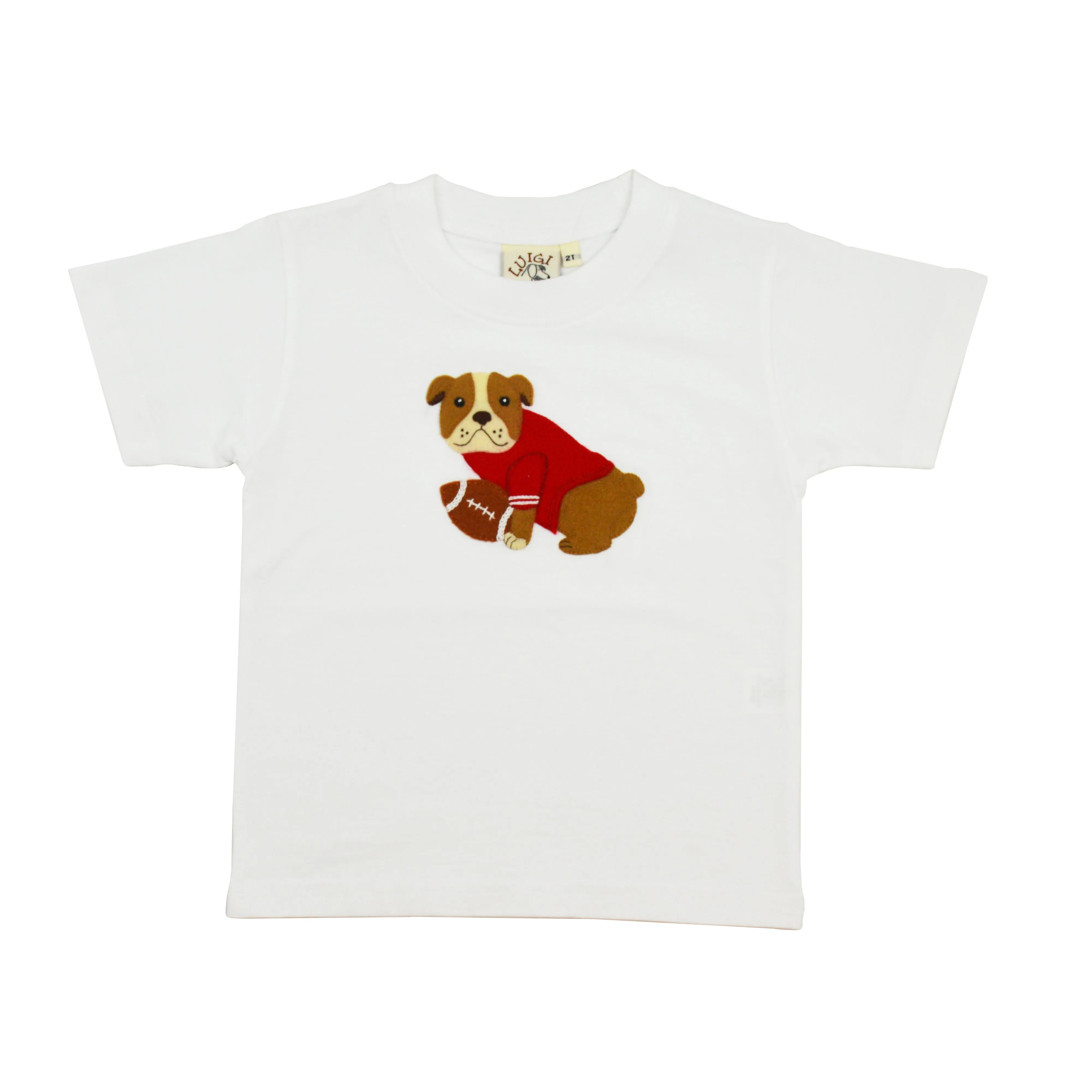 Bulldog with Football Shirt