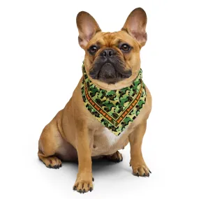 Camo K9 Dog Bandana in Green