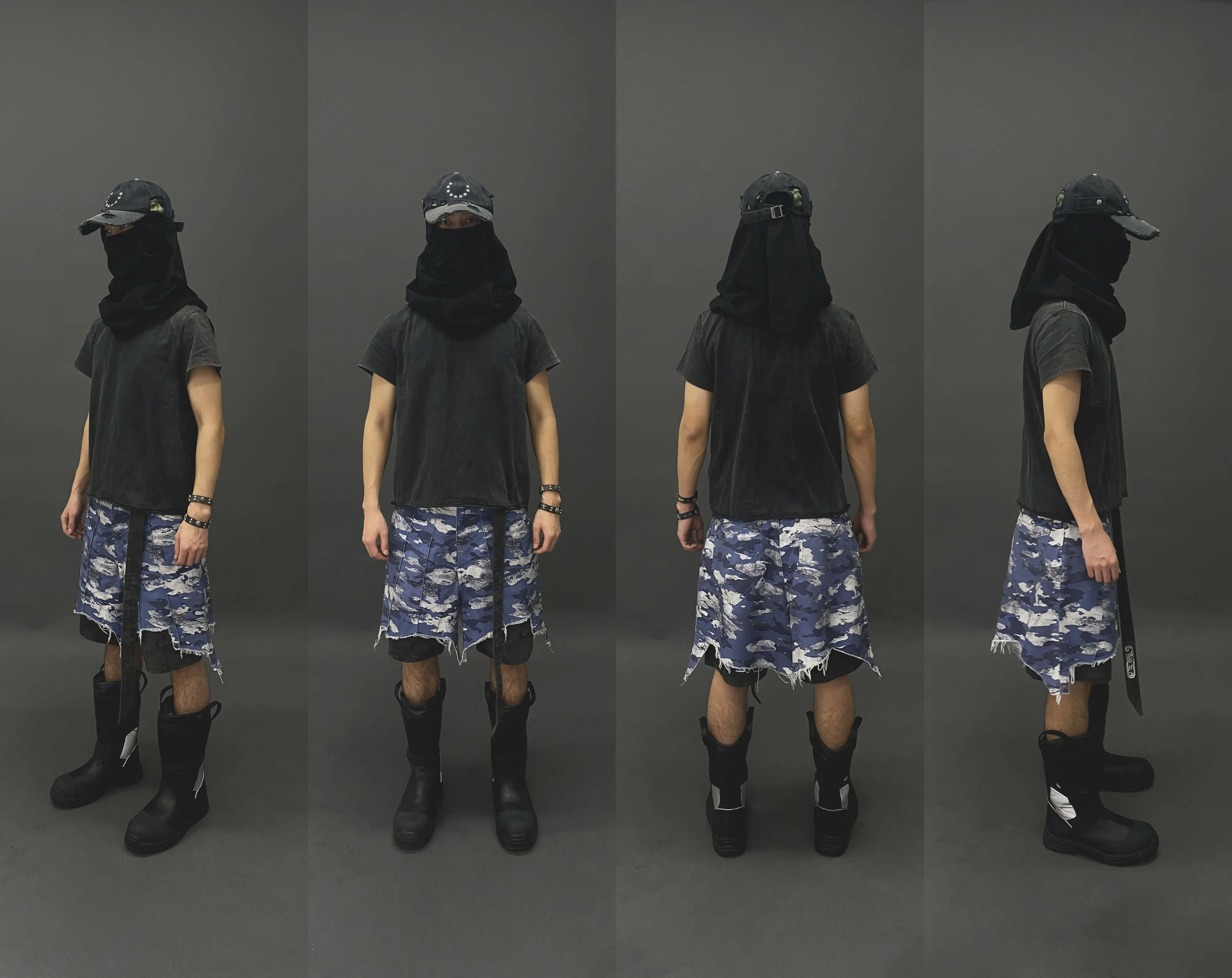 CAMOUFLAGE PANTS SHORTS