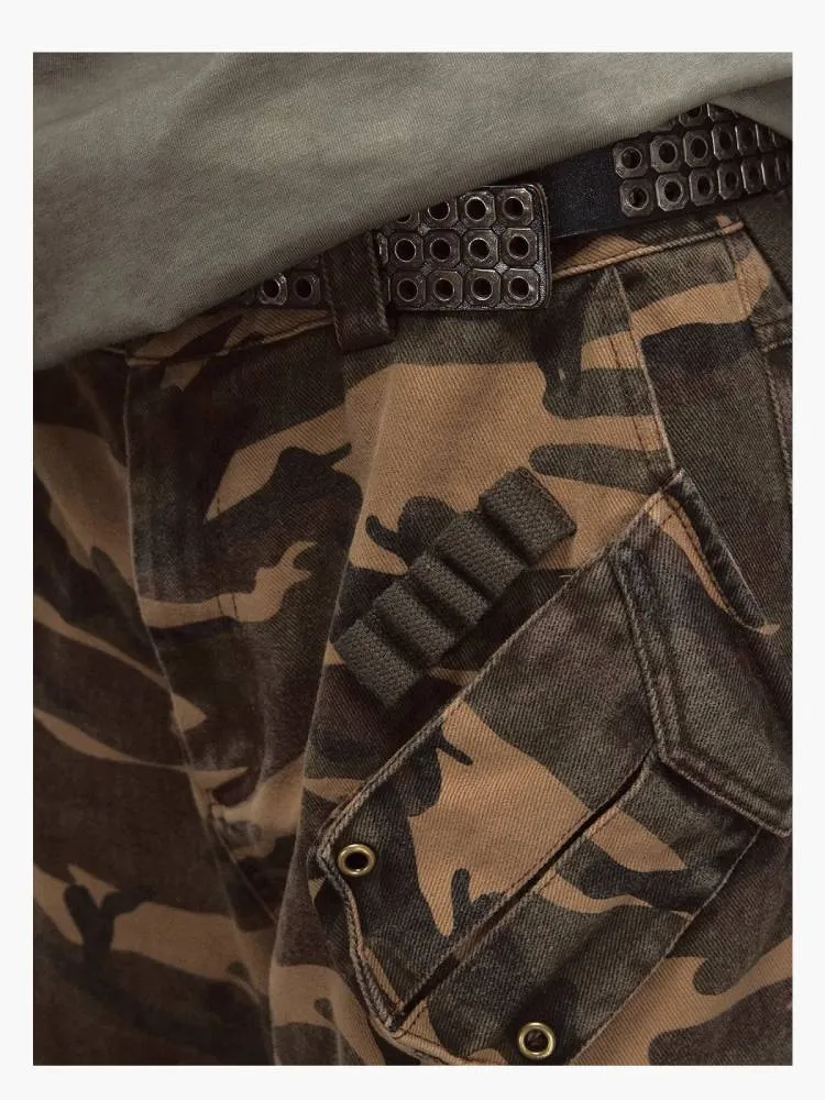 Camouflage retro style casual pants【s0000009219】