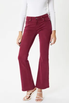 Cherry Mid Rise Bootcut Jeans - Kancan