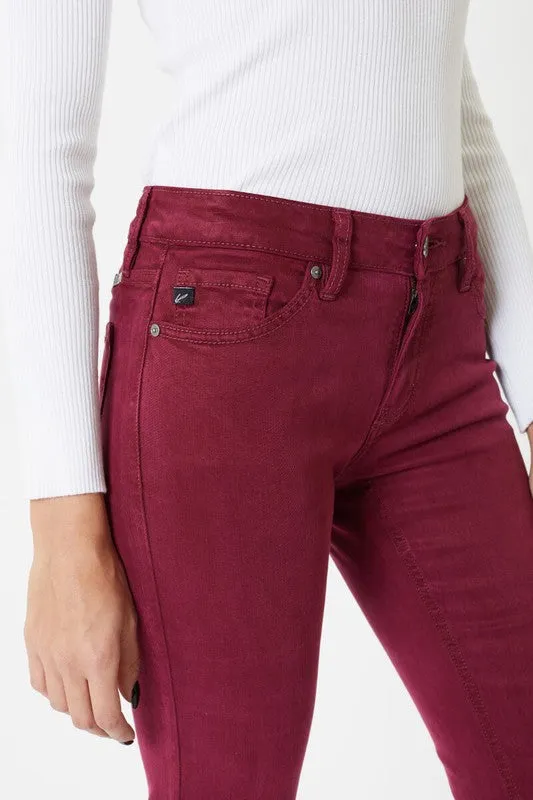Cherry Mid Rise Bootcut Jeans - Kancan