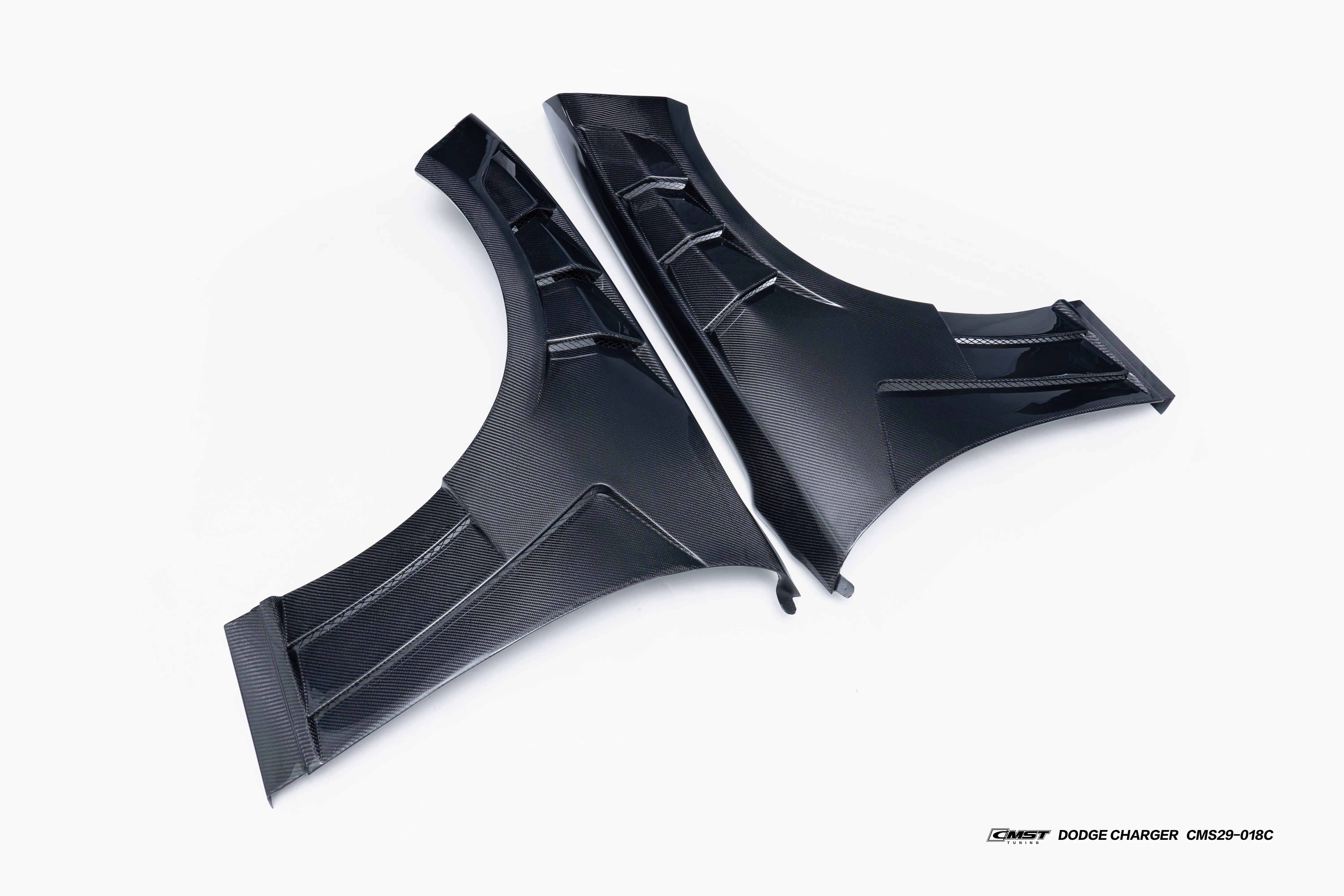 CMST Tuning Front Fenders for Dodge Charger GT R/T Daytona Scat Pack Hellcat Carbon Fiber / FRP