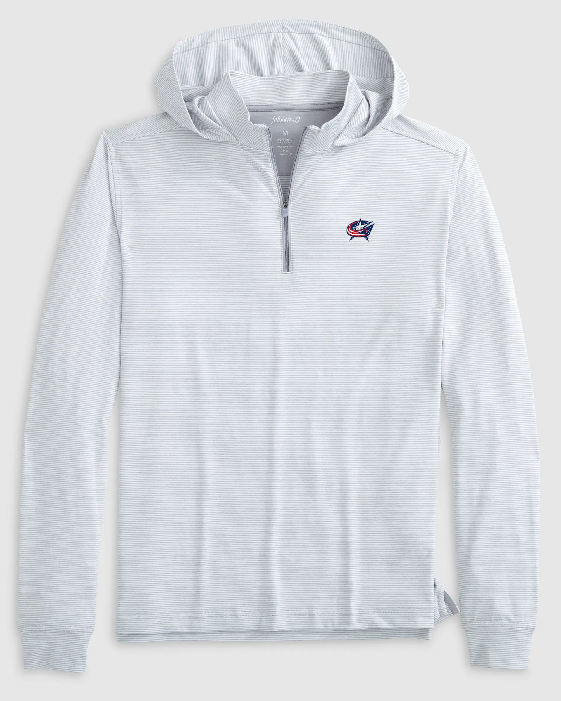 Columbus Blue Jackets Hybrid Performance 1/4 Zip Hoodie