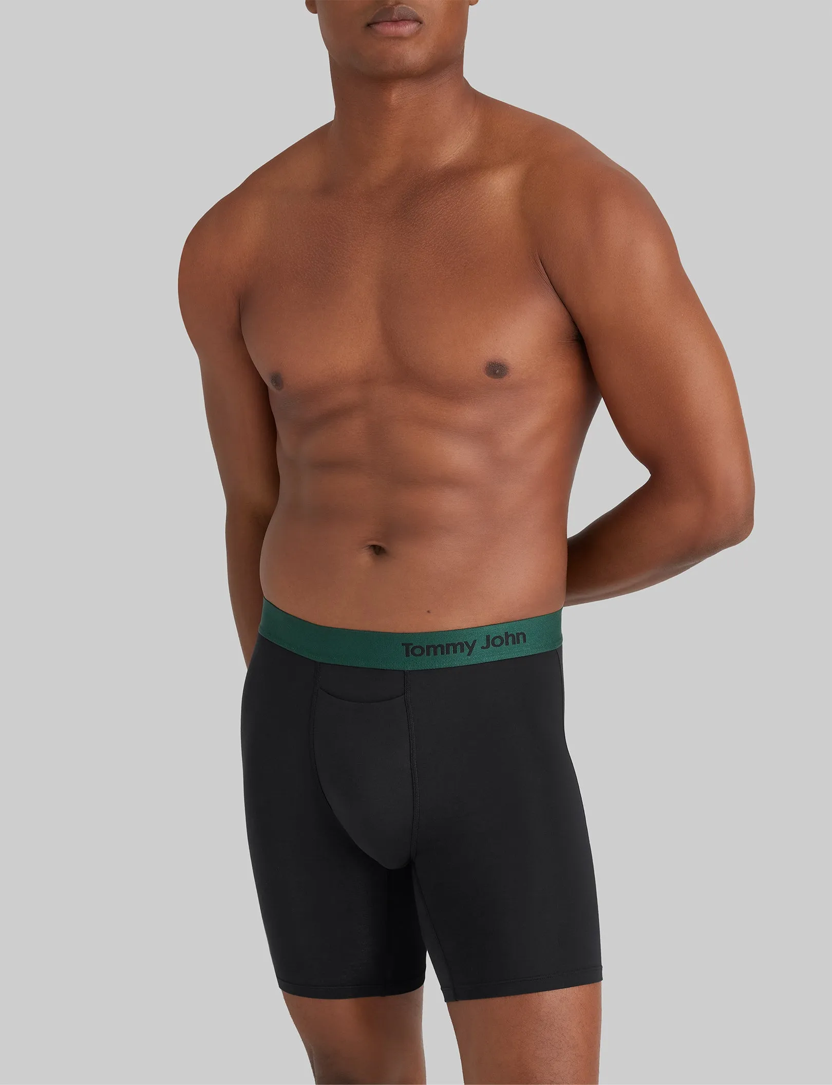 Cool Cotton Mid-Length Boxer Brief 6"