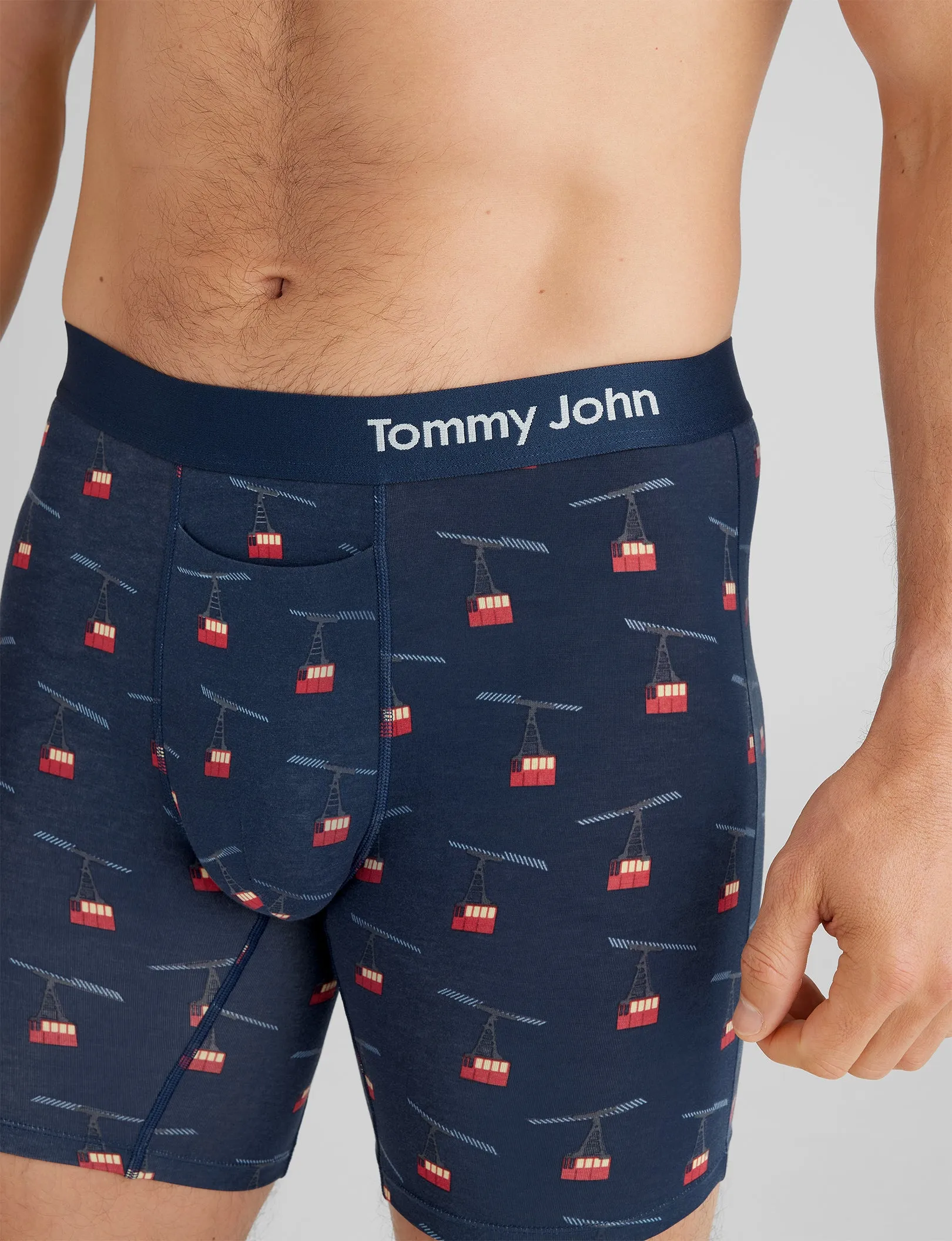 Cool Cotton Mid-Length Boxer Brief 6"