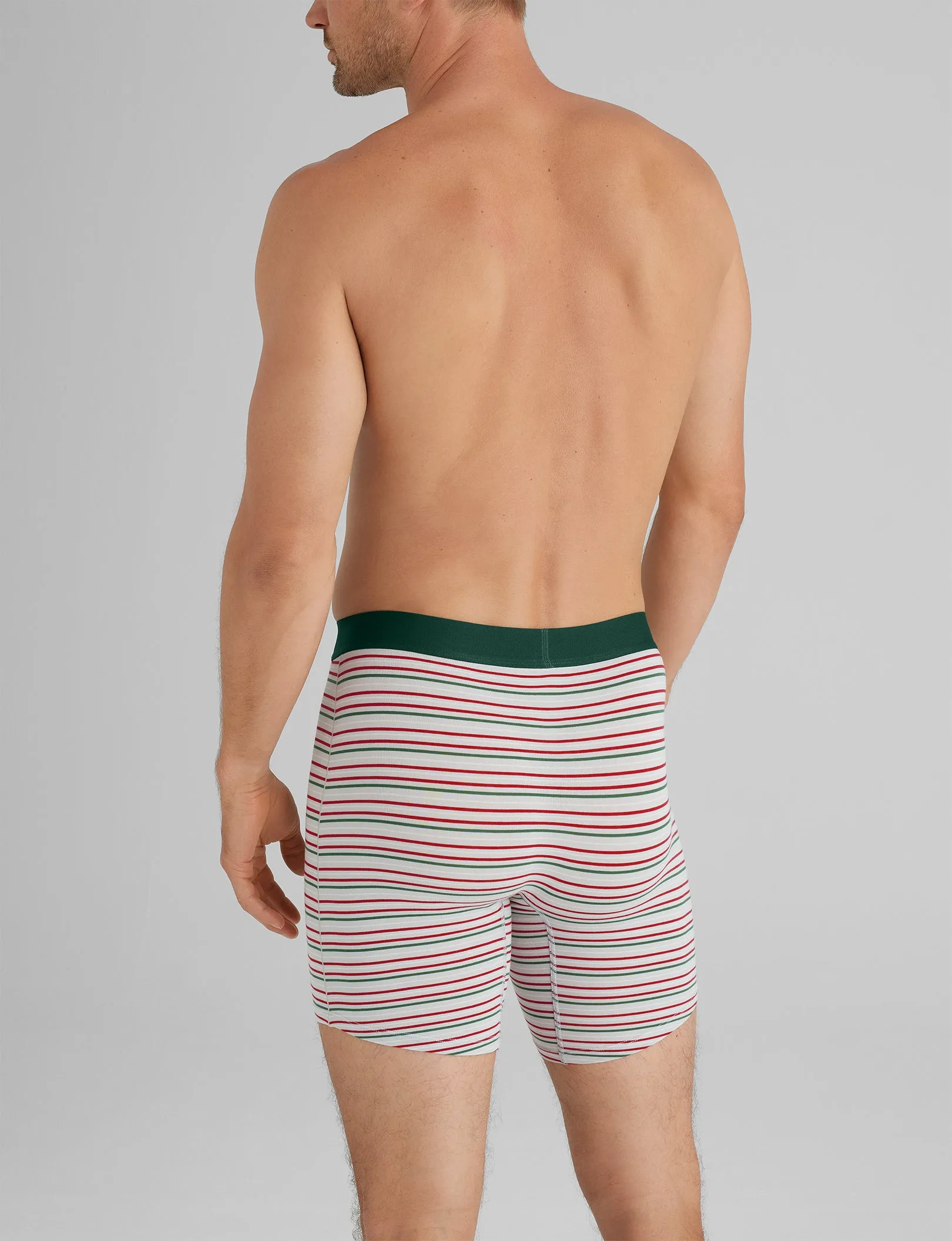 Cool Cotton Mid-Length Boxer Brief 6"