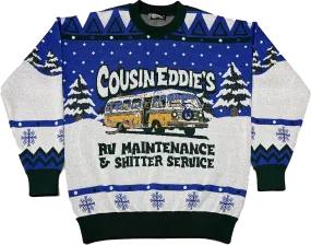 Cousin Eddie's RV Maintenance Christmas Vacation Knitted Sweater