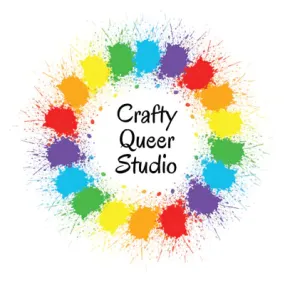 Crafty Queer Studio Buttons