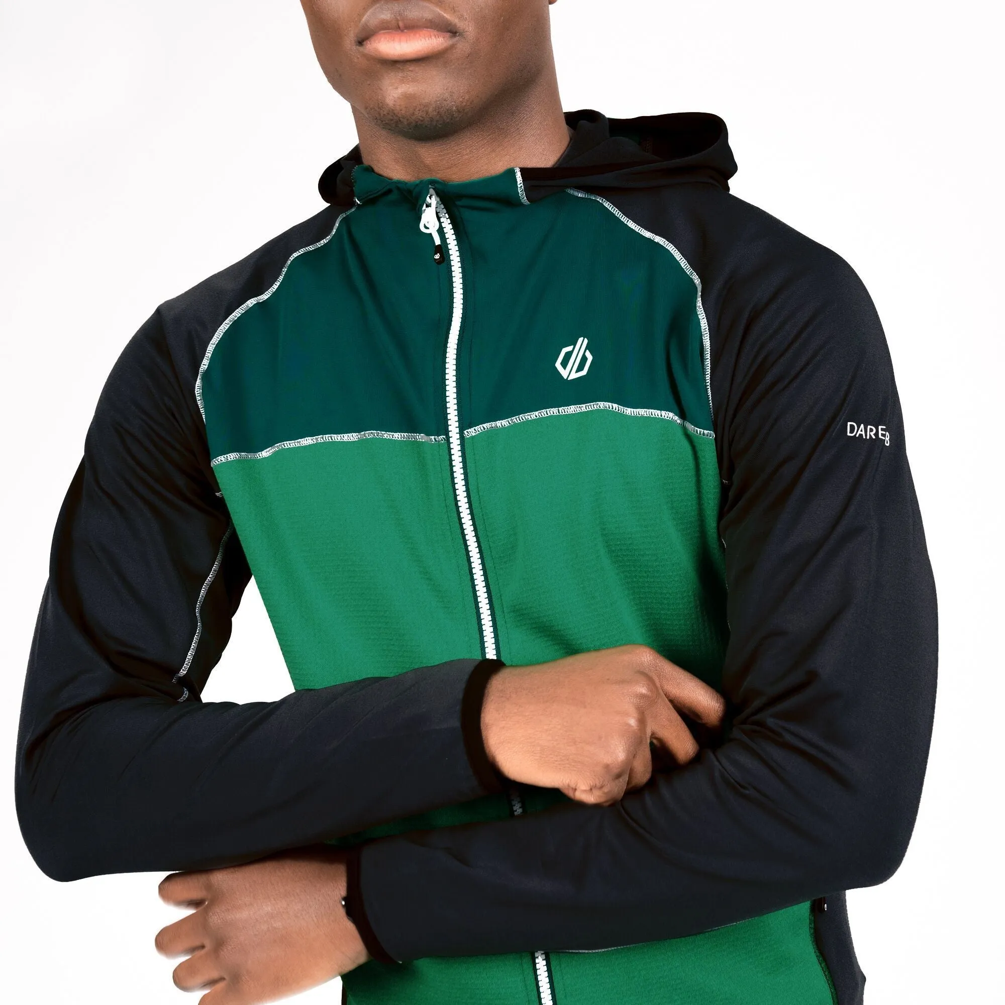 Dare2B Mens Ratified II Stretch Midlayer -JELLY