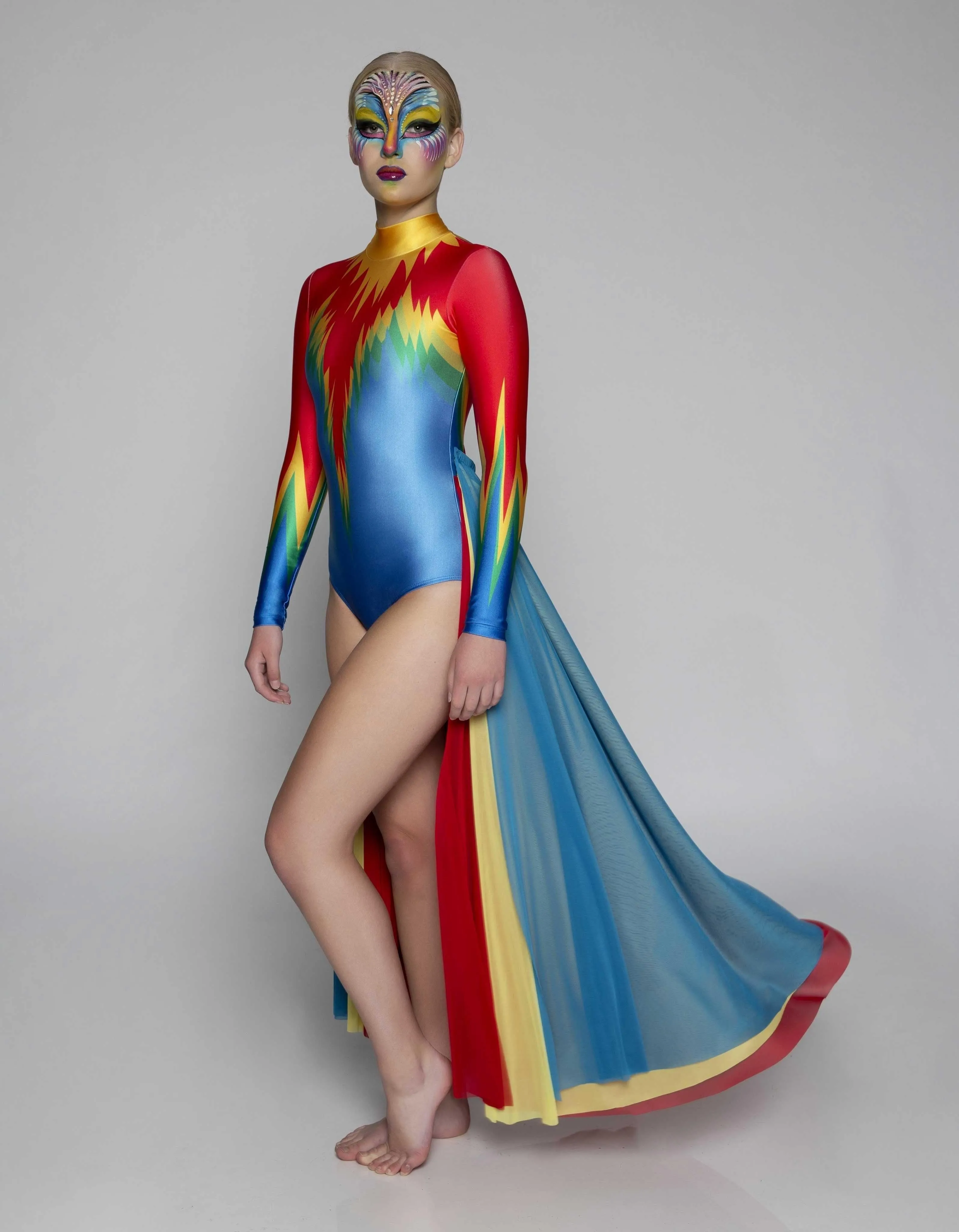 Dark Side Leotard - Parrot