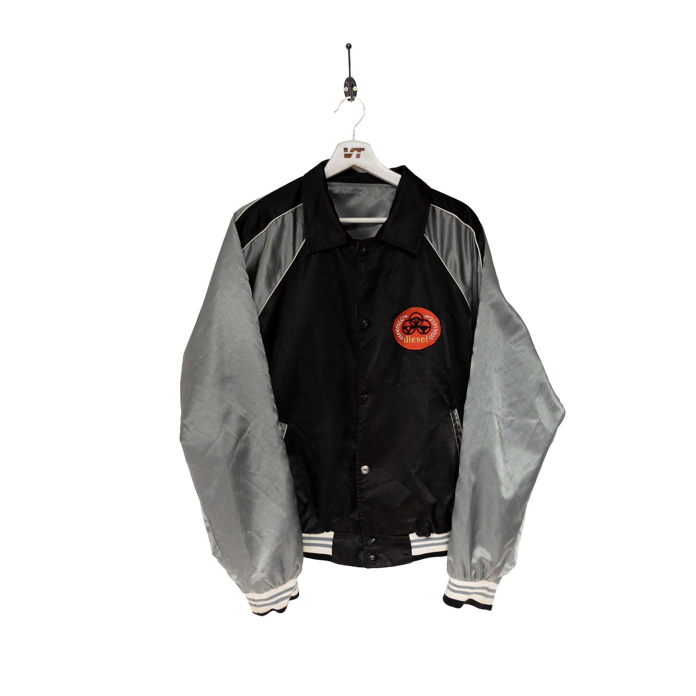 Diesel 'Eat Rubber' Satin Bomber