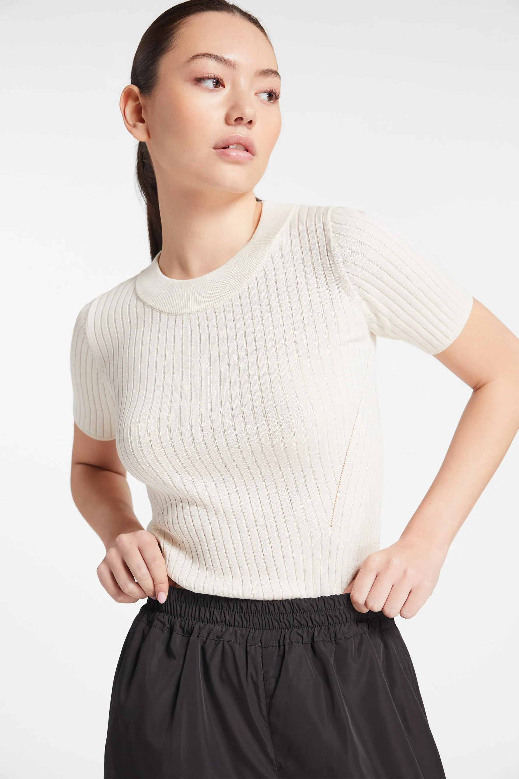 Doofy Knit Blouse - Off White