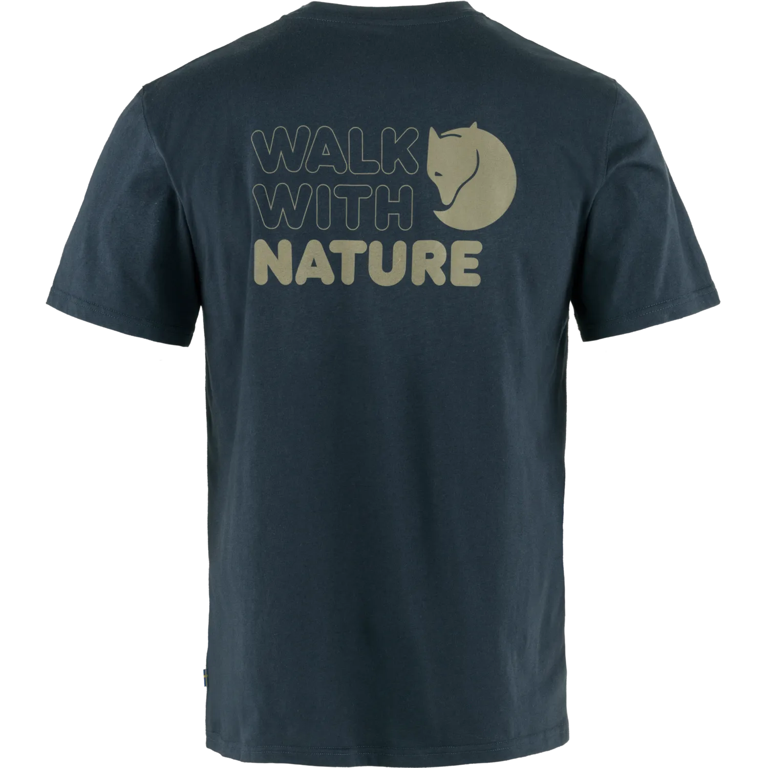 Fjällräven Men&#x27;s Walk With Nature T-Shirt Dark Navy | Buy Fjällräven Men&#x27;s Walk With Nature T-Shirt Dark Navy here | Outnorth