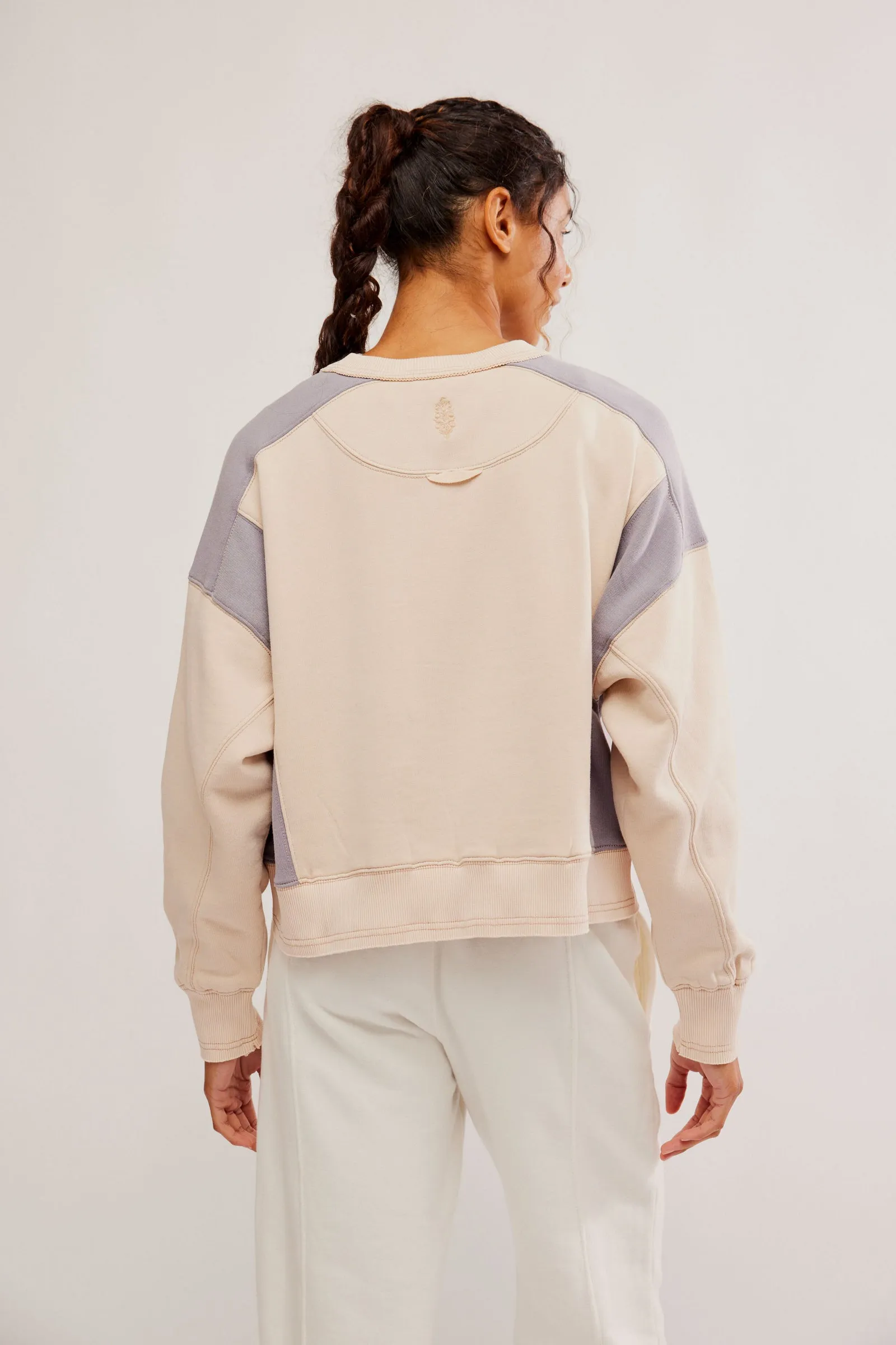 Free People Movement Intercept Colorblock Pullover