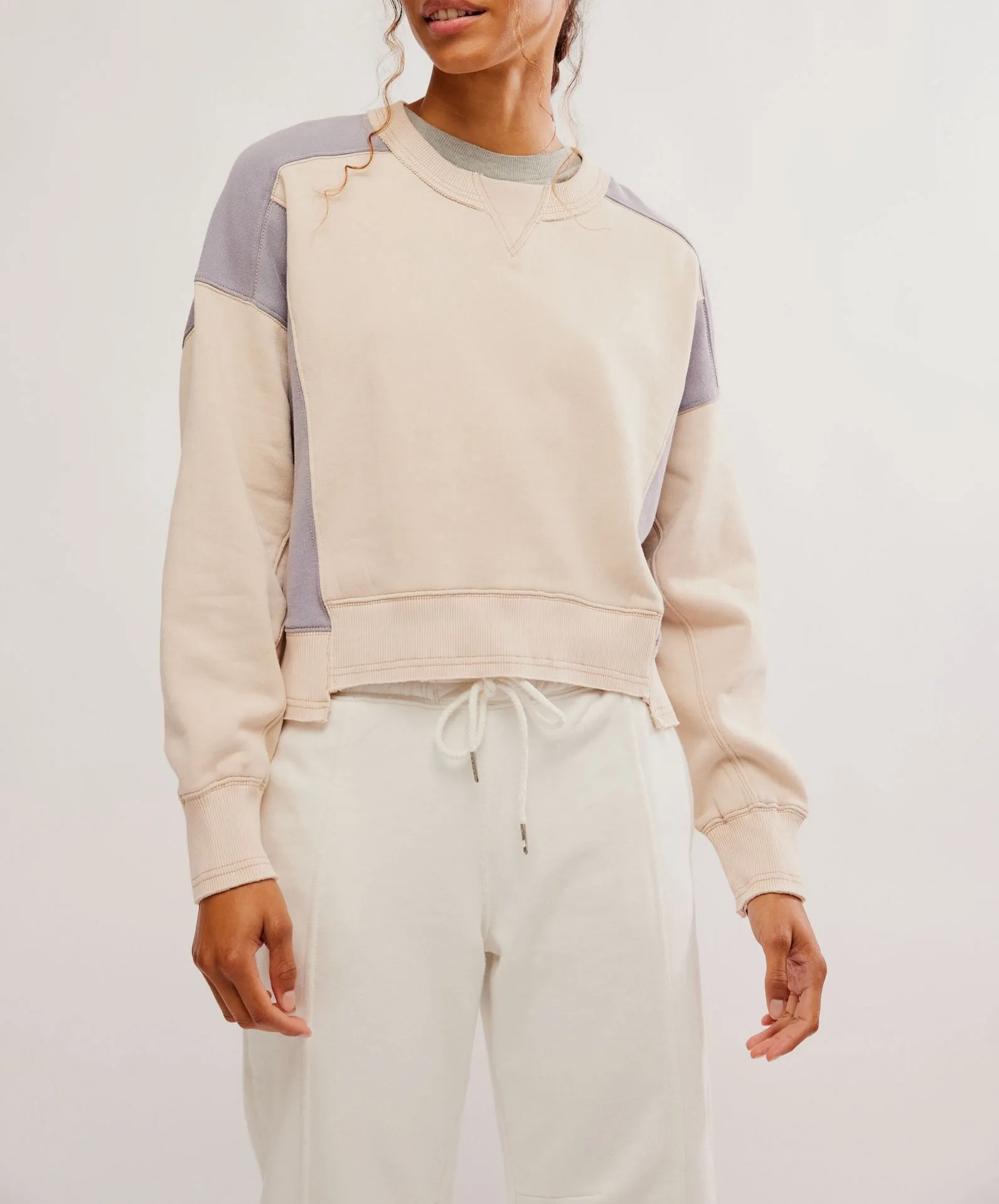 Free People Movement Intercept Colorblock Pullover