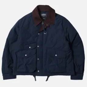 FrizmWorks Quilted Heritage Hunting Jacket - Navy