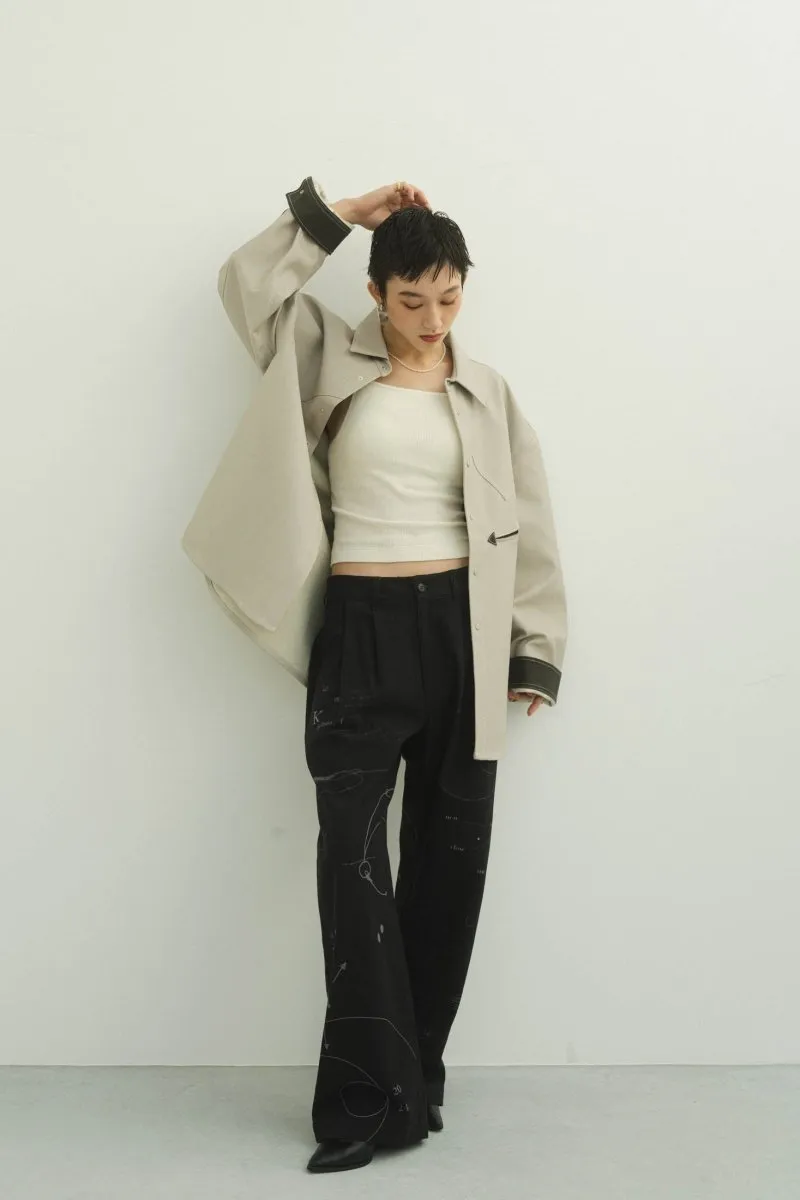 graffiti pants(unisex)/white