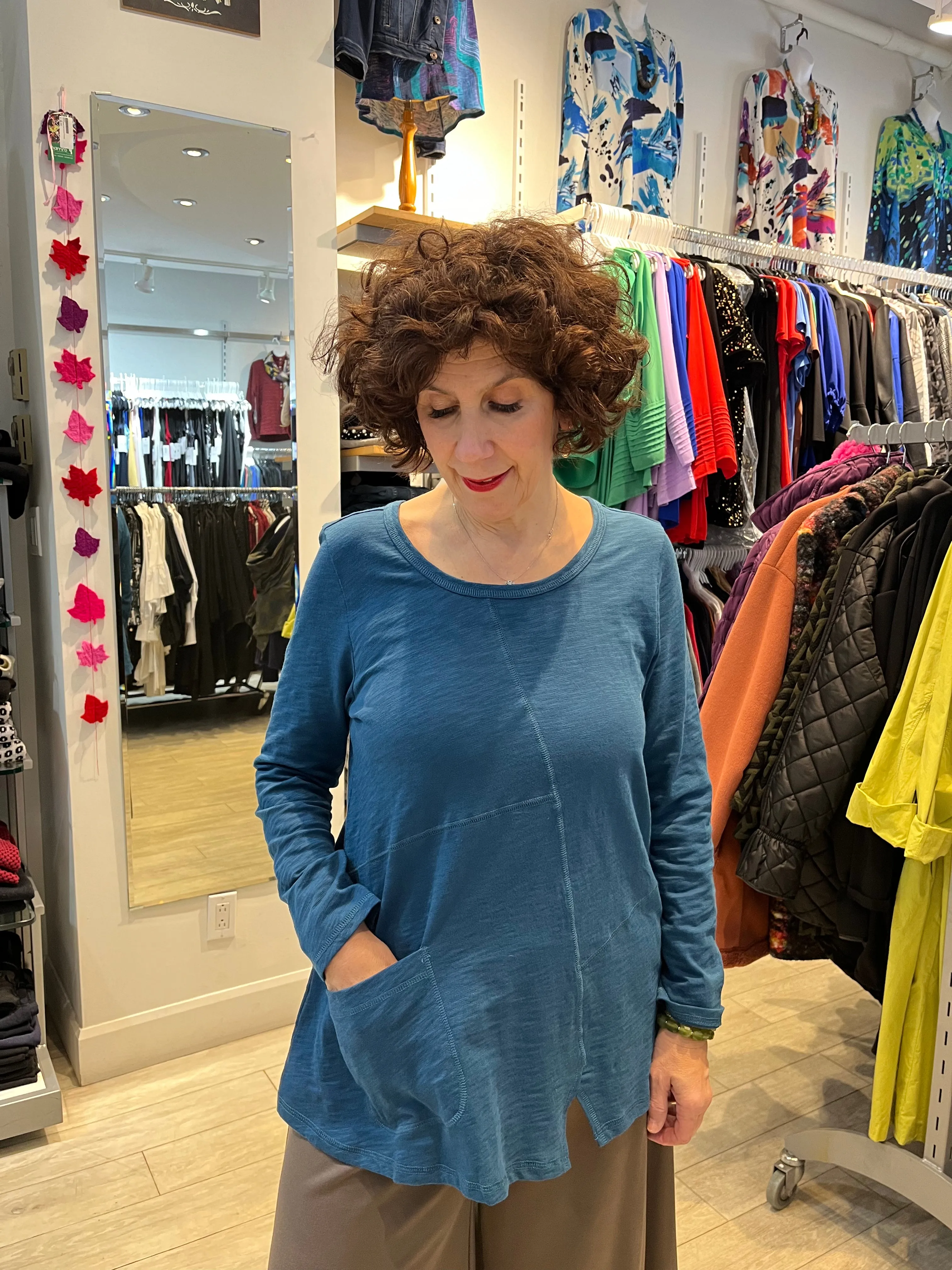 Habitat Sale, 27503 Pieced Pocket Tunic 50% Off Regular Price