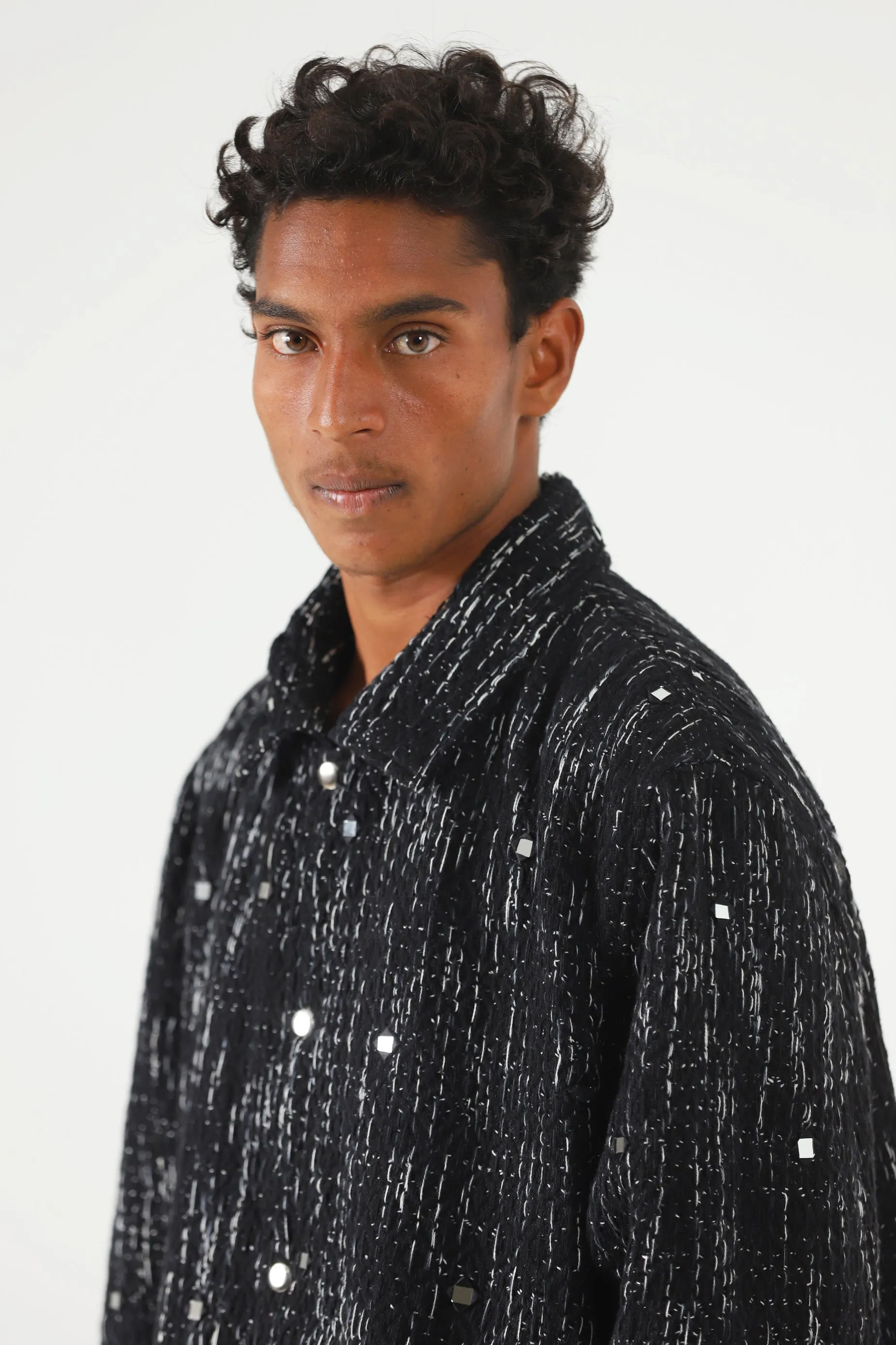HANDWOVEN MIRROR JACKET