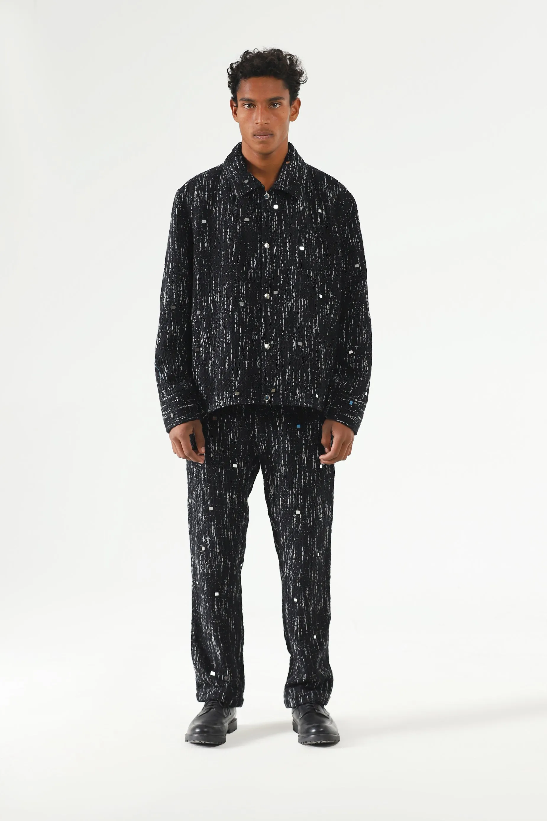 HANDWOVEN MIRROR JACKET