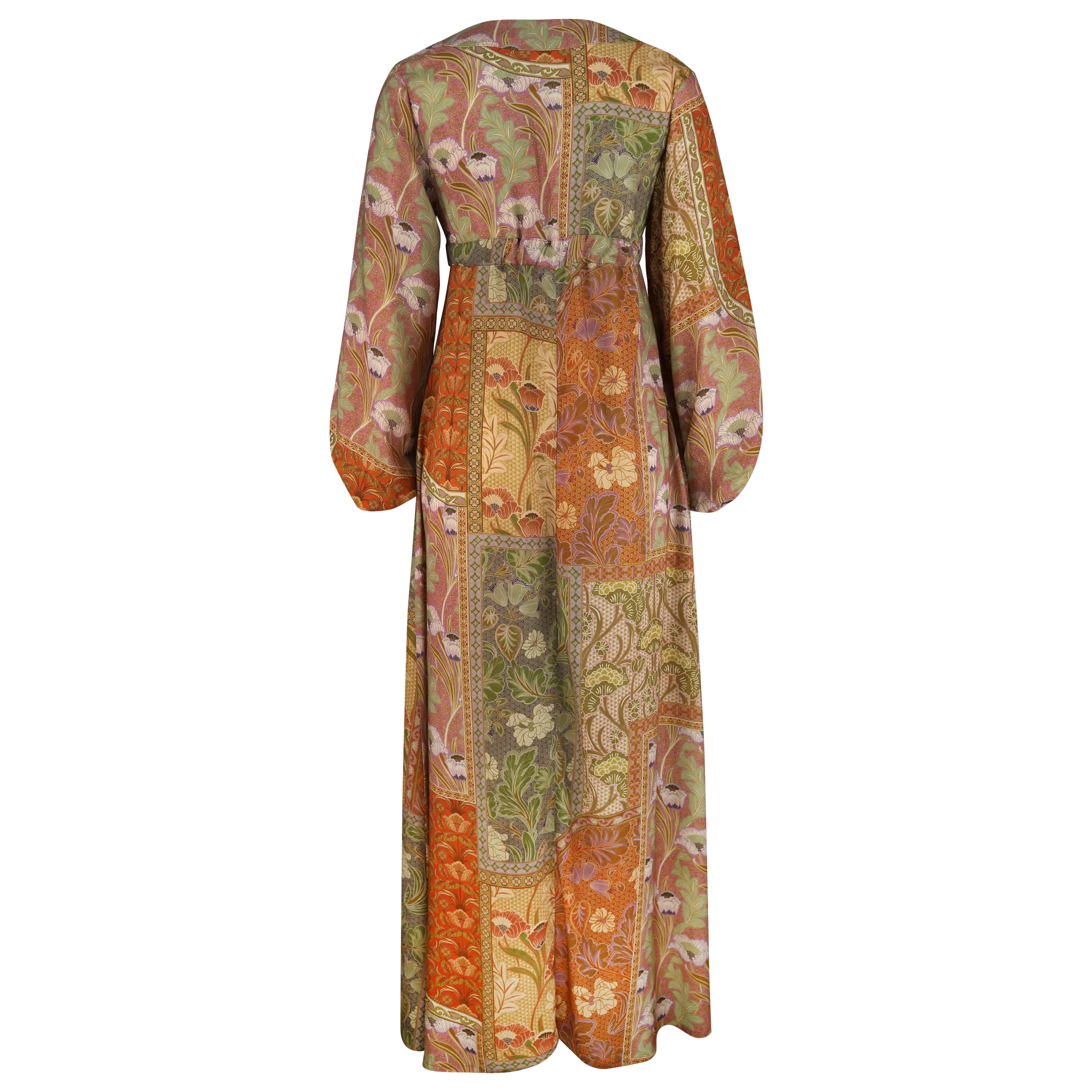 IS Betsy Orange Print Dress