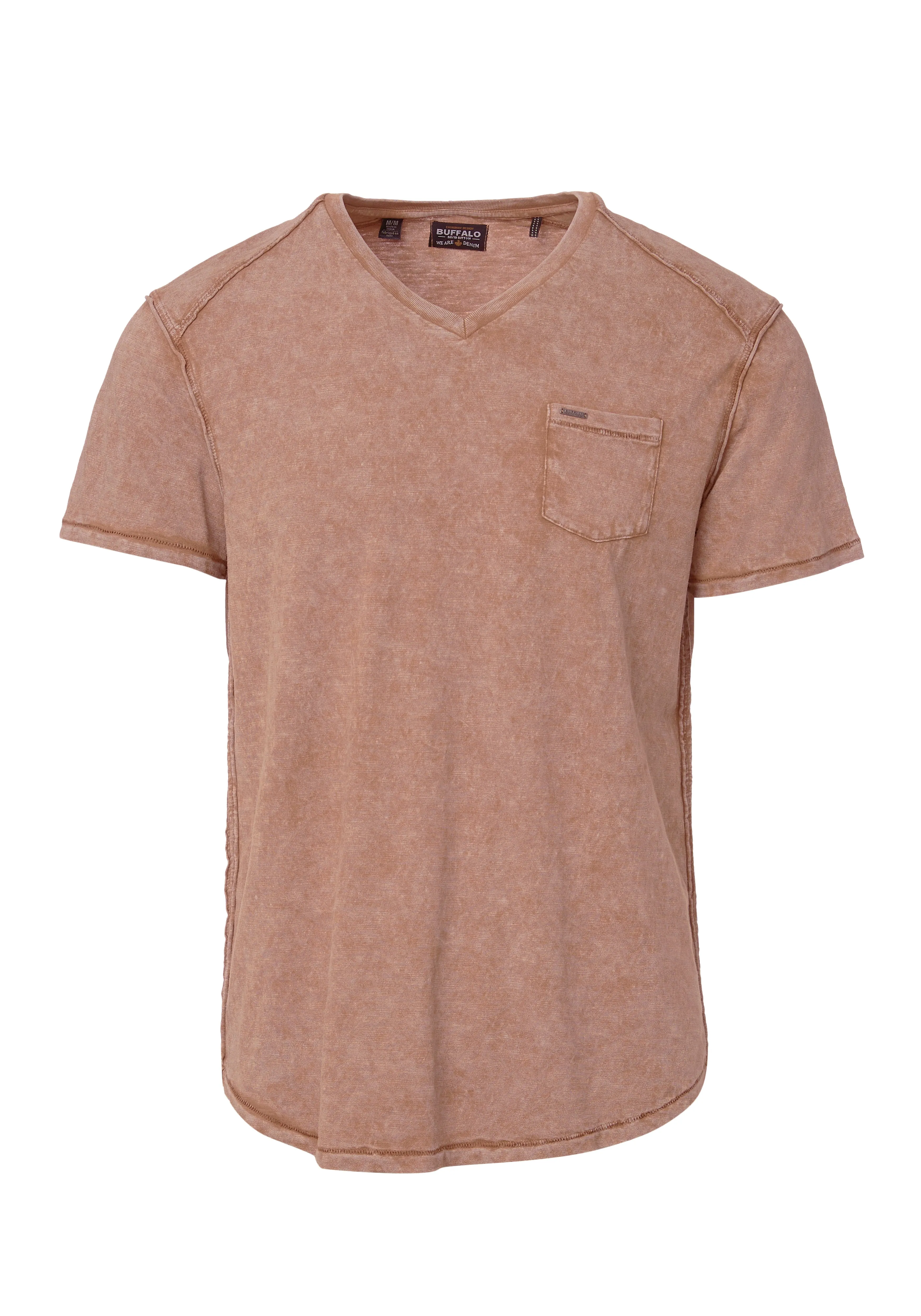 Kamiz Acid Wash Pocket T-Shirt - BM23839