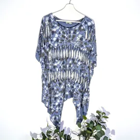 Ladder over top with asymmetric hem (M-L)