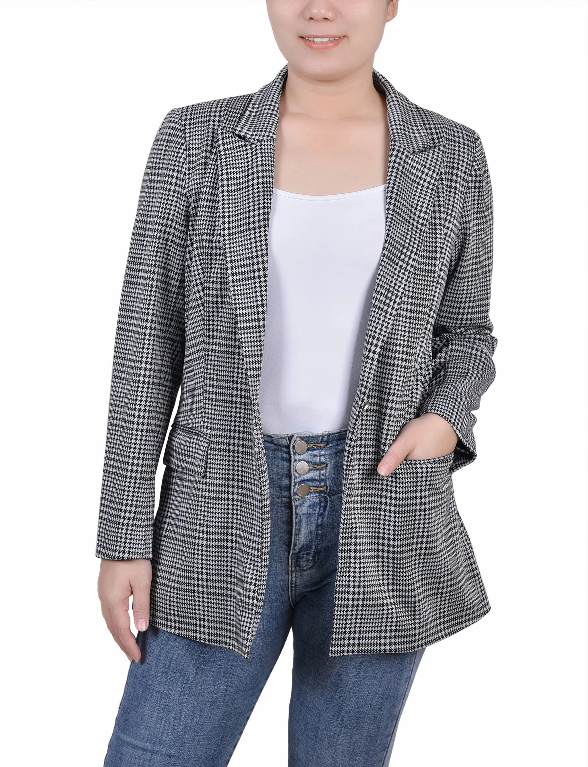 Long Sleeve Ponte Jacket
