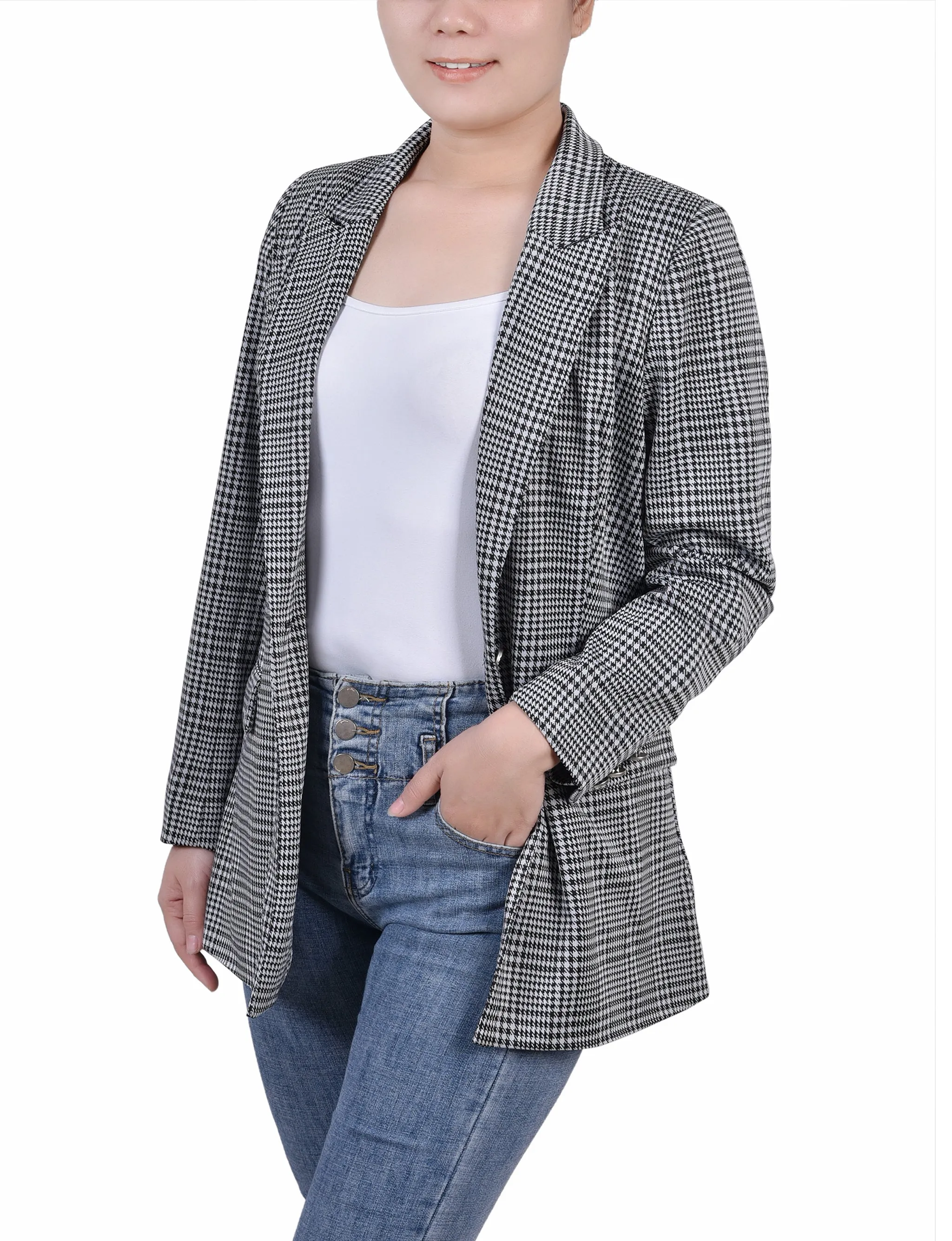 Long Sleeve Ponte Jacket