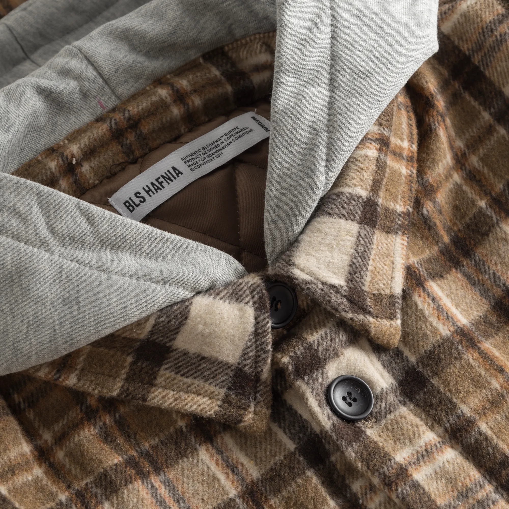 Melinda Hood Jacket - Sand Checked