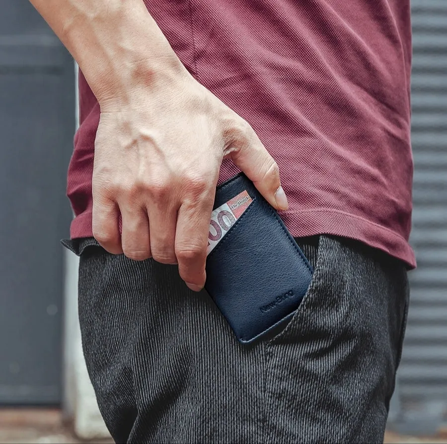 NewBring Slim Business PU Leather Wallet Card Holder