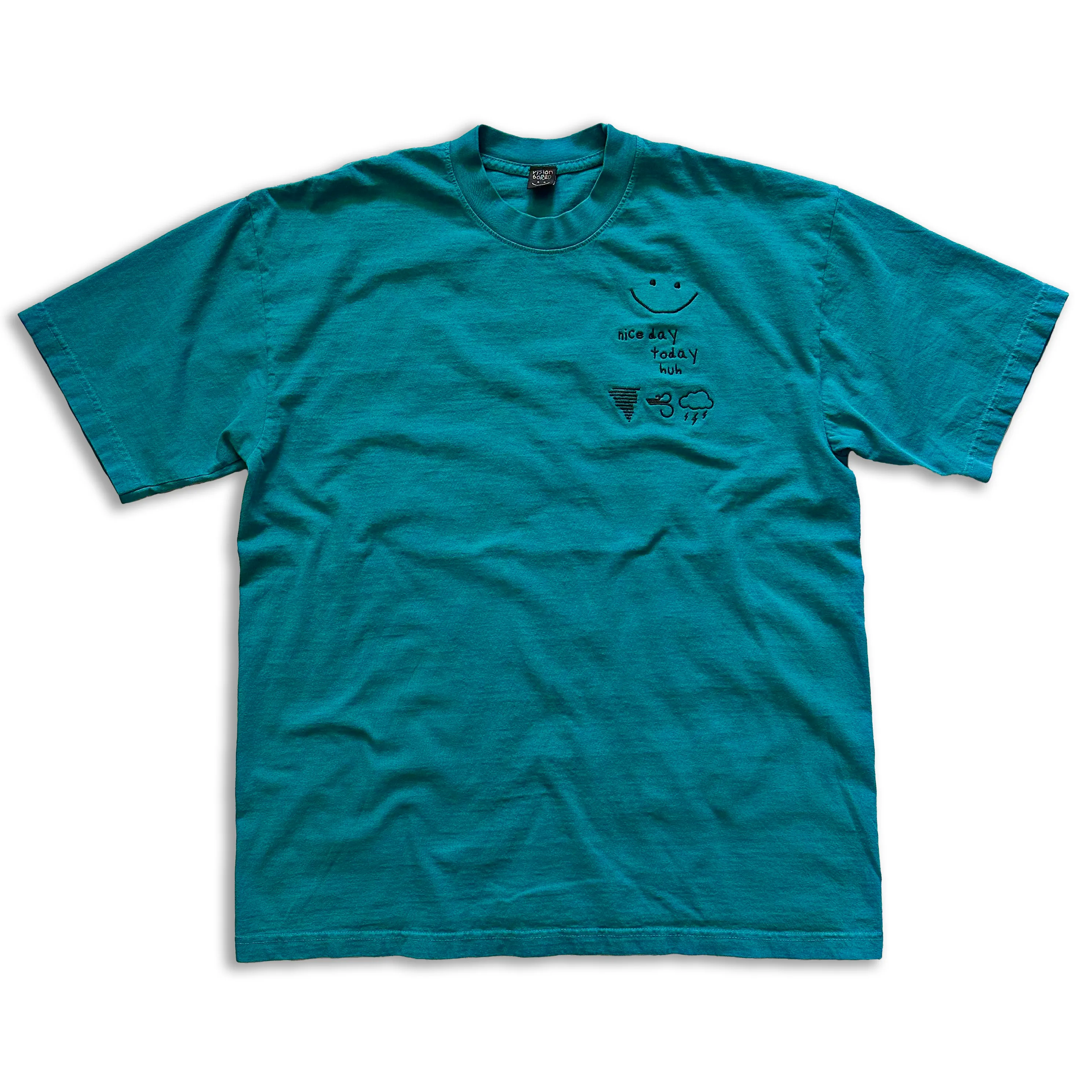nice day tee - dark teal