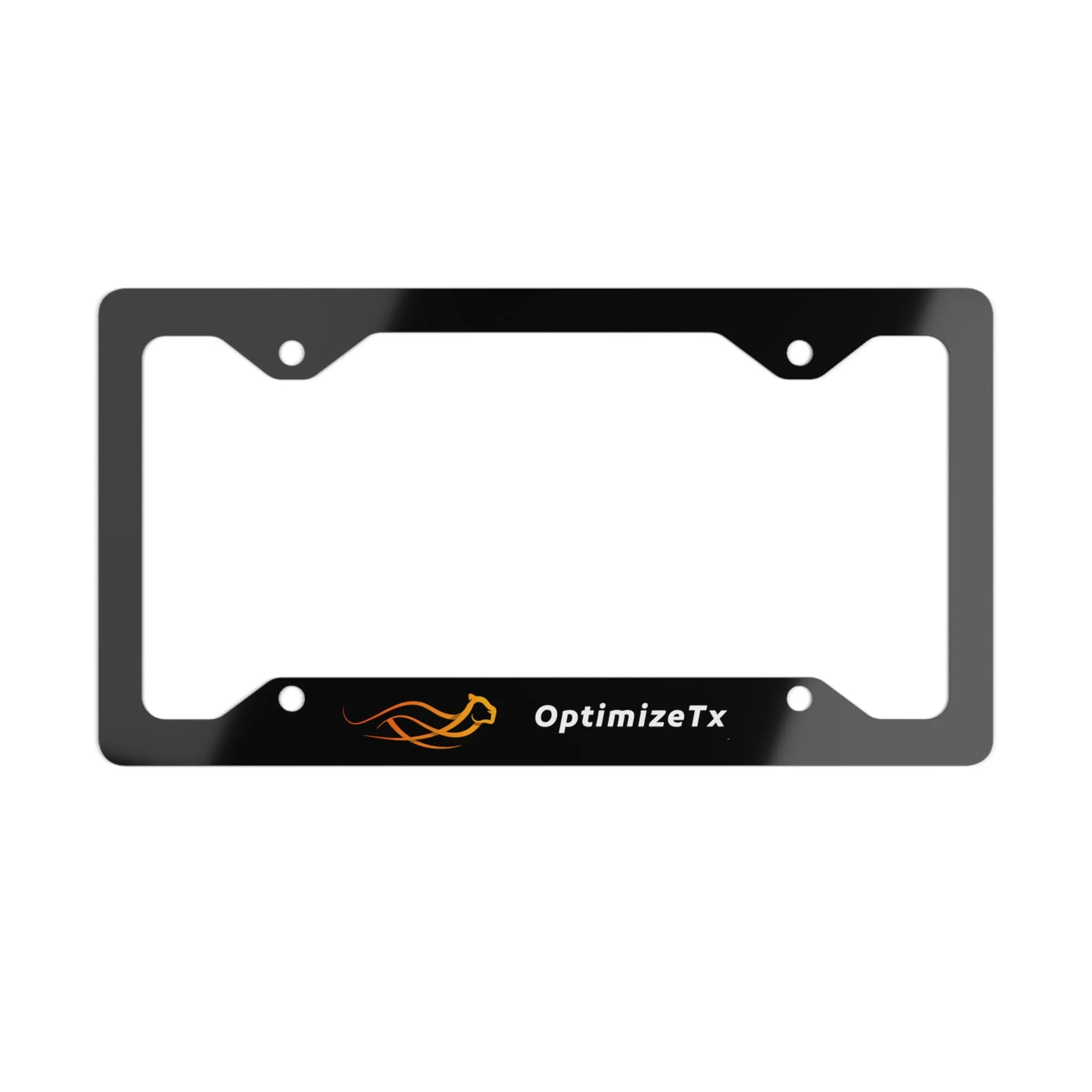 OptimizeTx Metal License Plate Frame