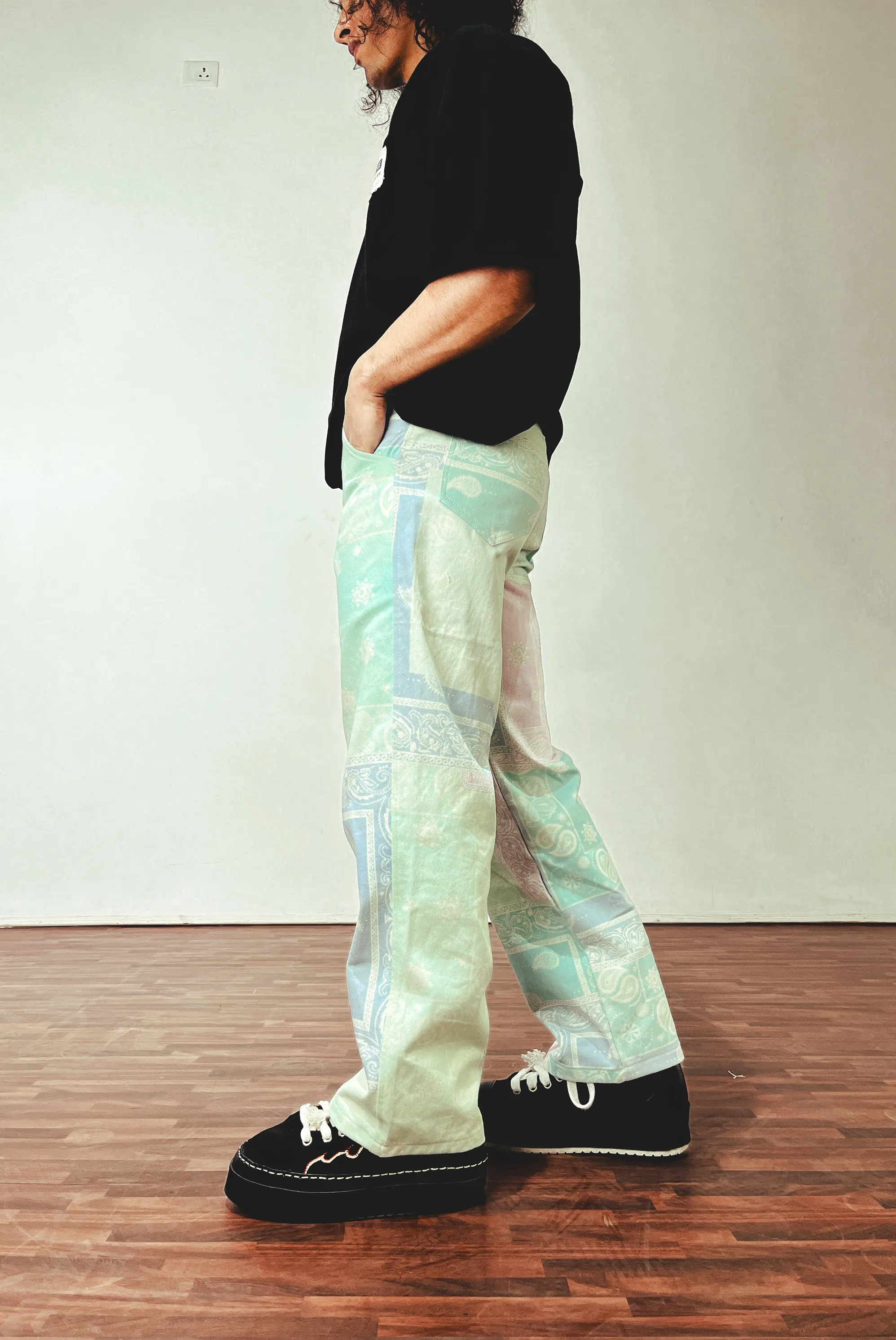 Paisley Blue Denim