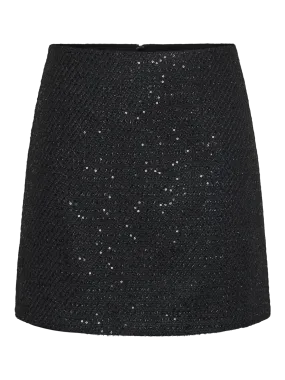 PCREA Short Skirt - Black