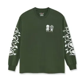 Polar Spiral LS T-Shirt - Dark Olive