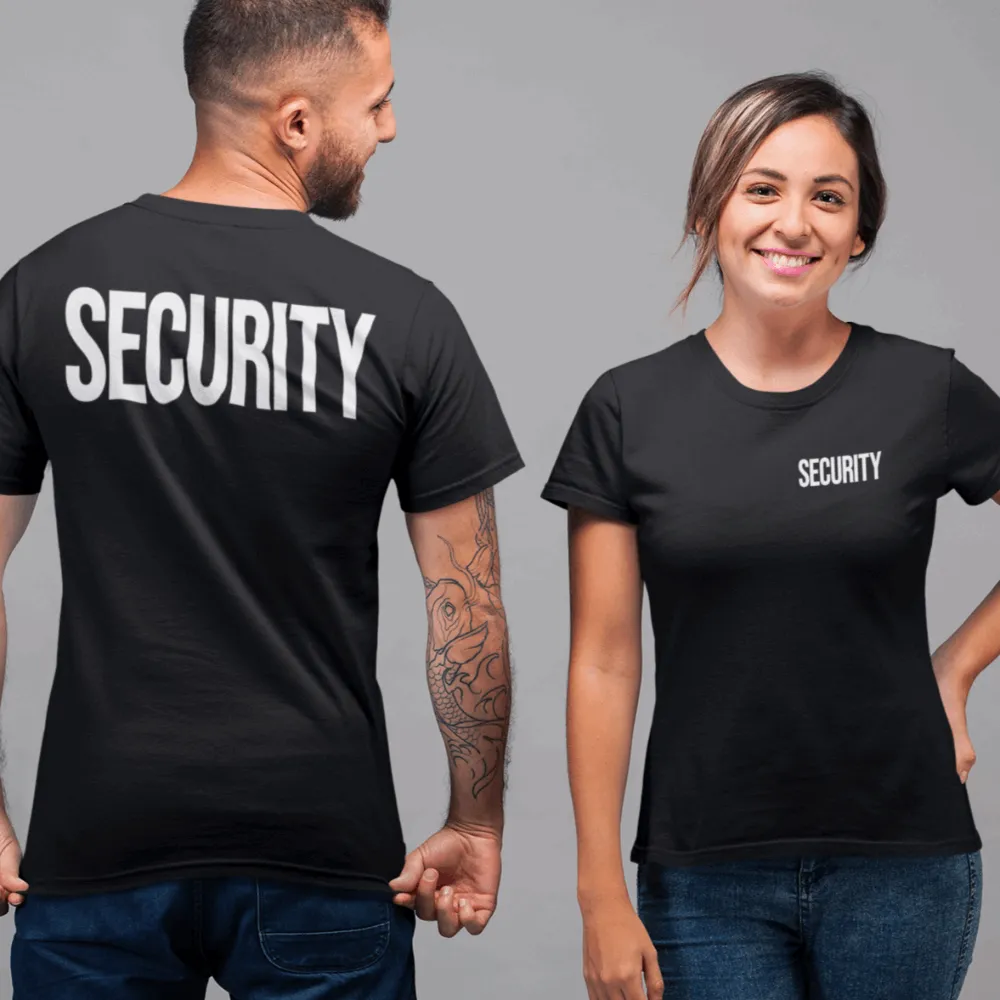 Safety Color Security Shirts, Security T Shirts