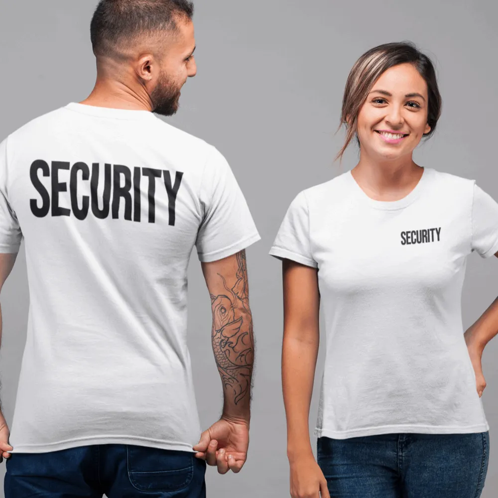 Safety Color Security Shirts, Security T Shirts