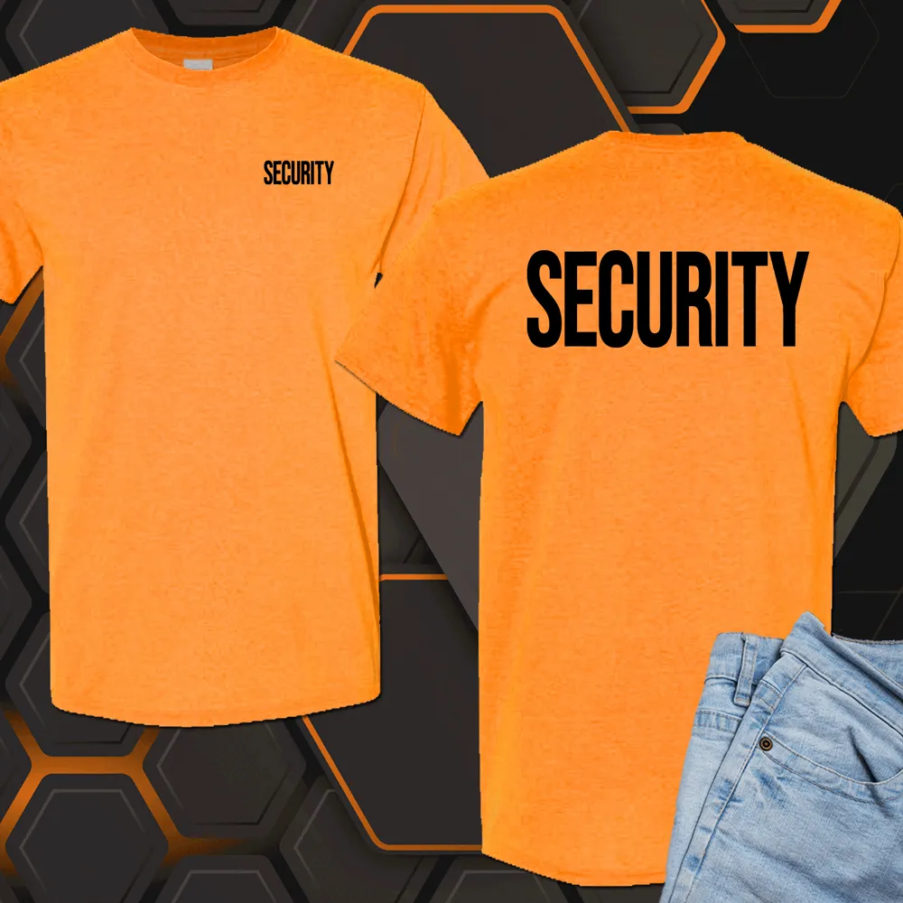 Safety Color Security Shirts, Security T Shirts
