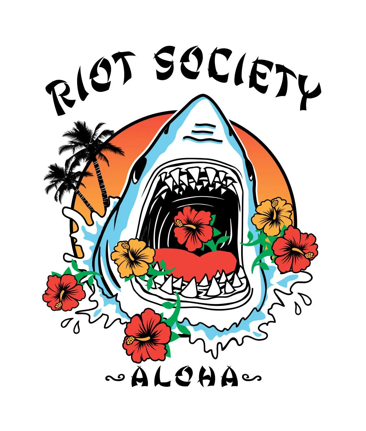 Shark Aloha Boys Tee